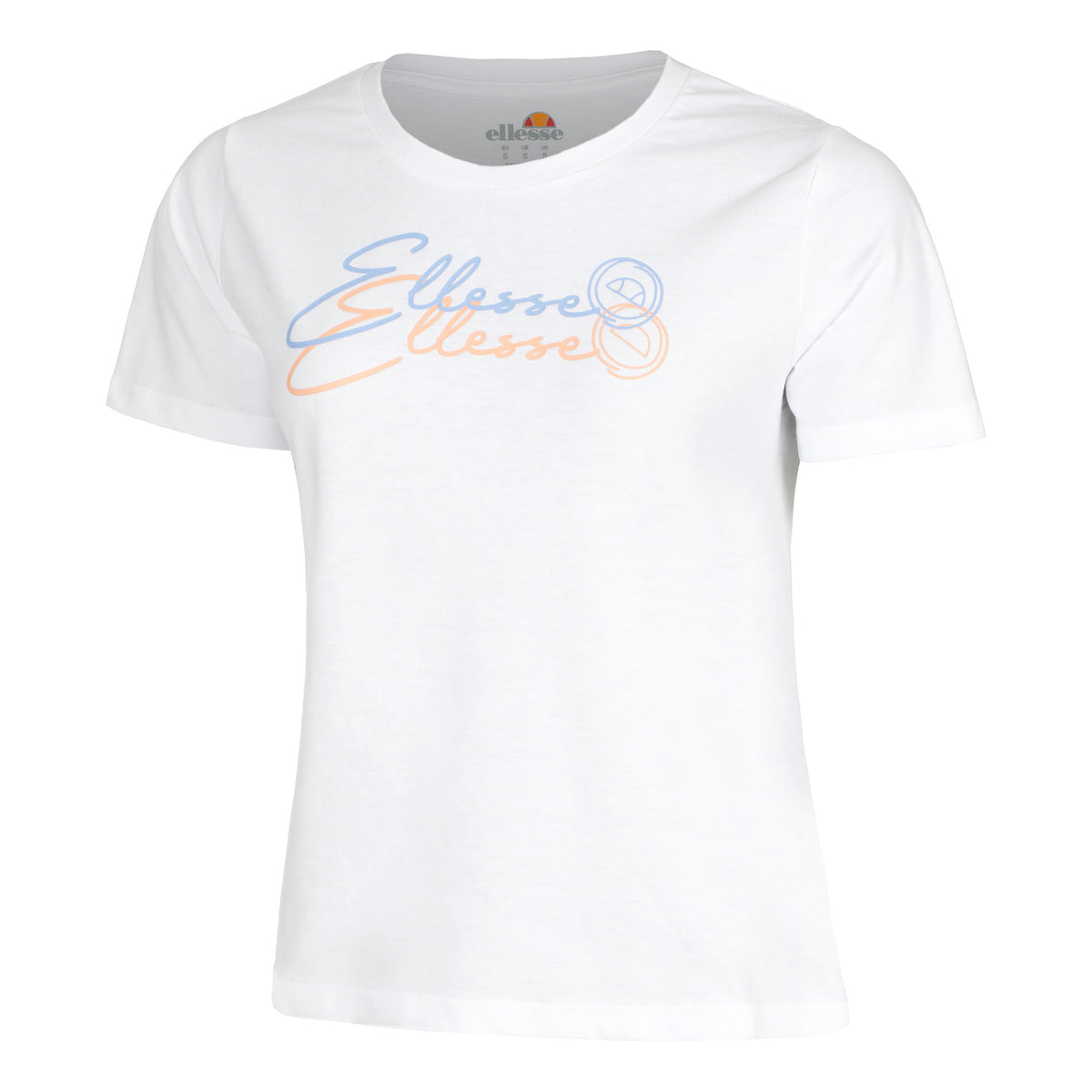 Ellesse Halcombe Camiseta de manga corta Mujeres - blanco, multicolor