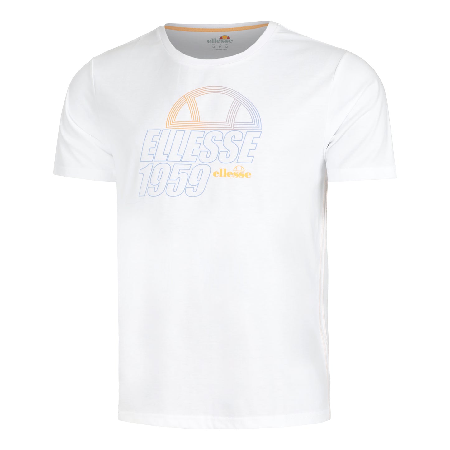 Ellesse Blakeney Camiseta de manga corta Hombres - blanco, multicolor