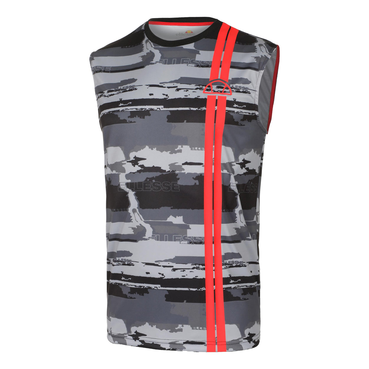 Ellesse Vigo Camiseta de tirantes Hombres - gris, negro
