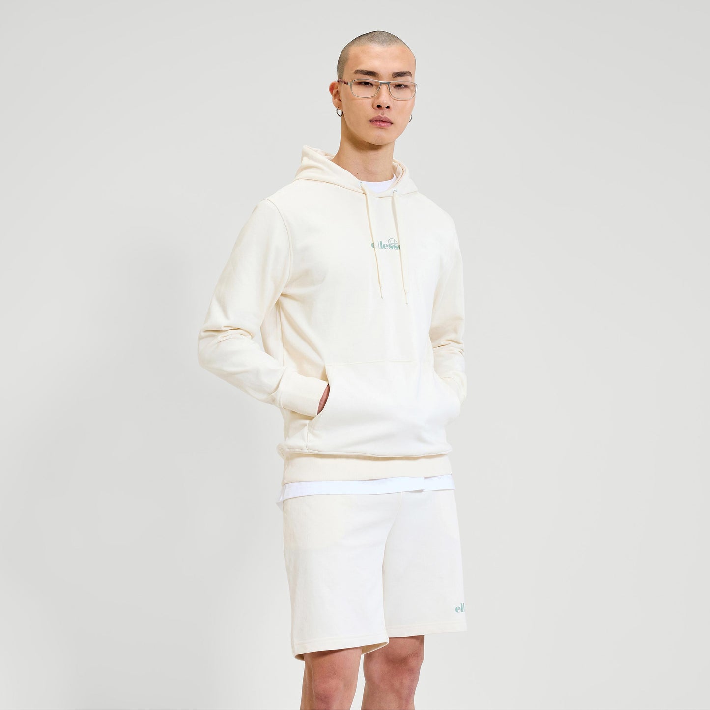 Ellesse Pershuta Oh Sudadera Con Capucha Hombres-Crema