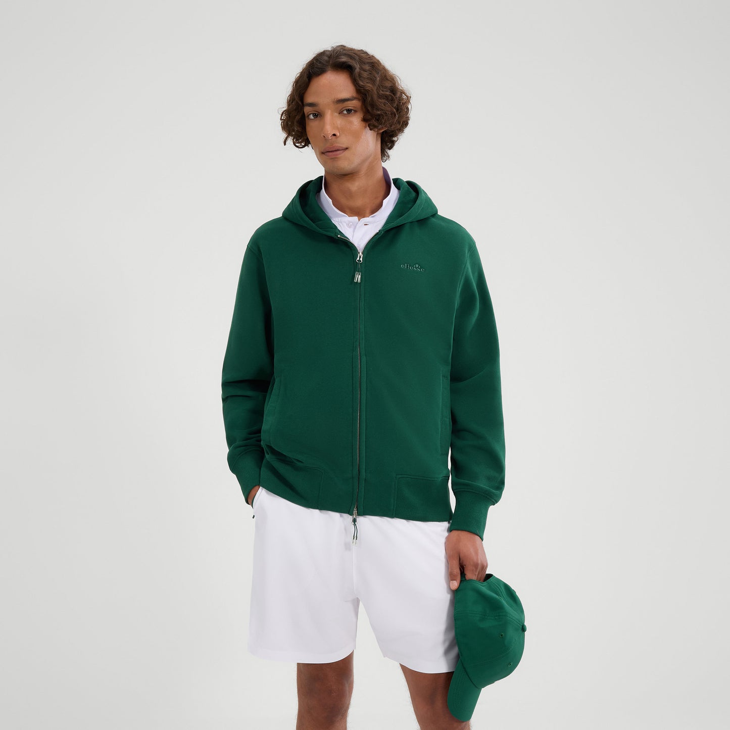 Ellesse Taurasi Sudadera con cremallera Hombres-verde oscuro