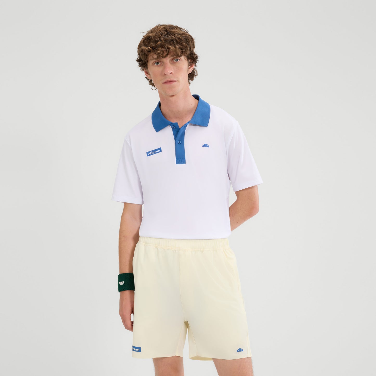 Ellesse Orelo Polo Hombres-Blanco,Azul