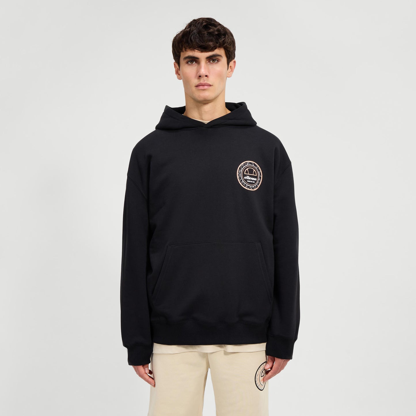 Ellesse Levante Sudadera Con Capucha Hombres-Negro