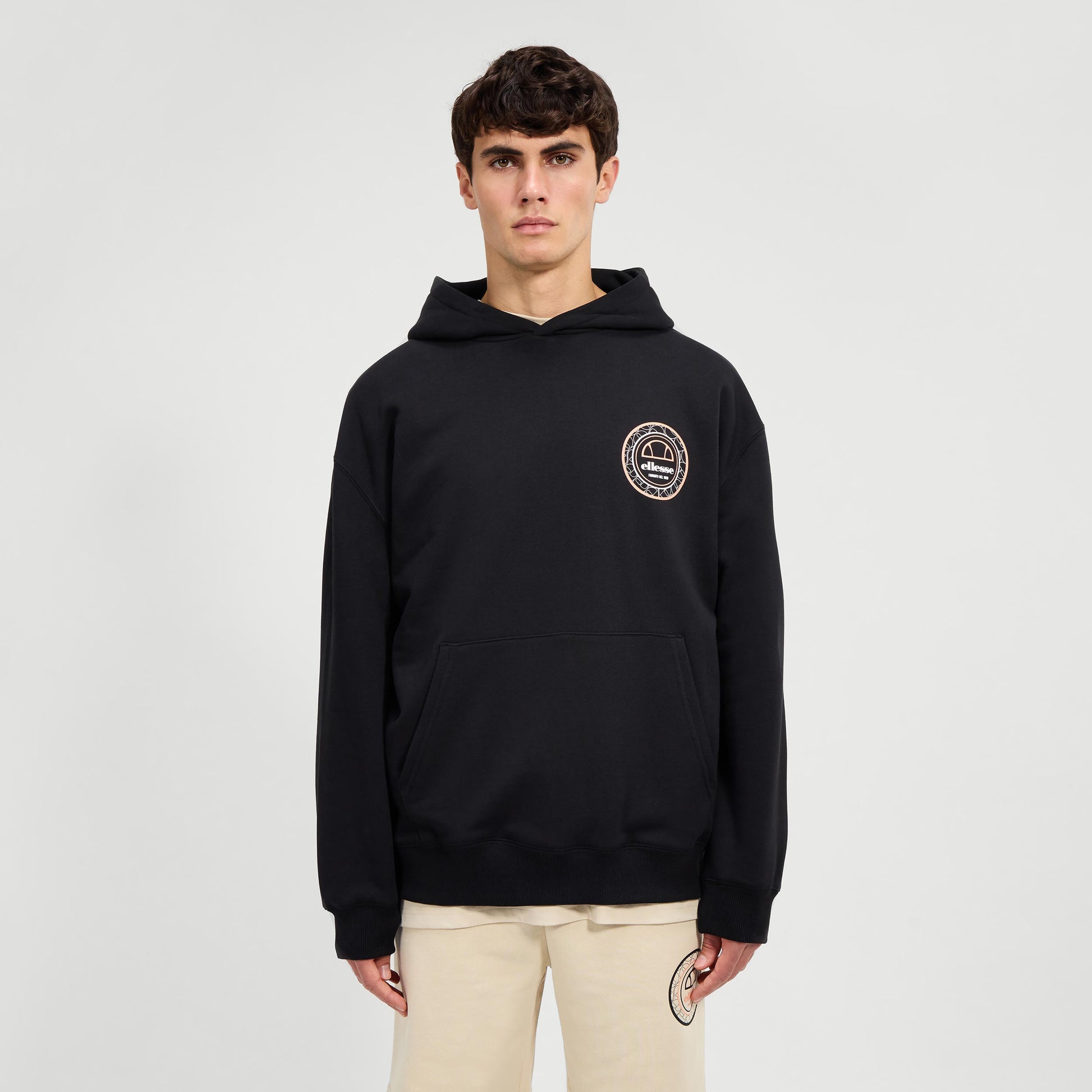 Ellesse Levante Sudadera Con Capucha Hombres-Negro