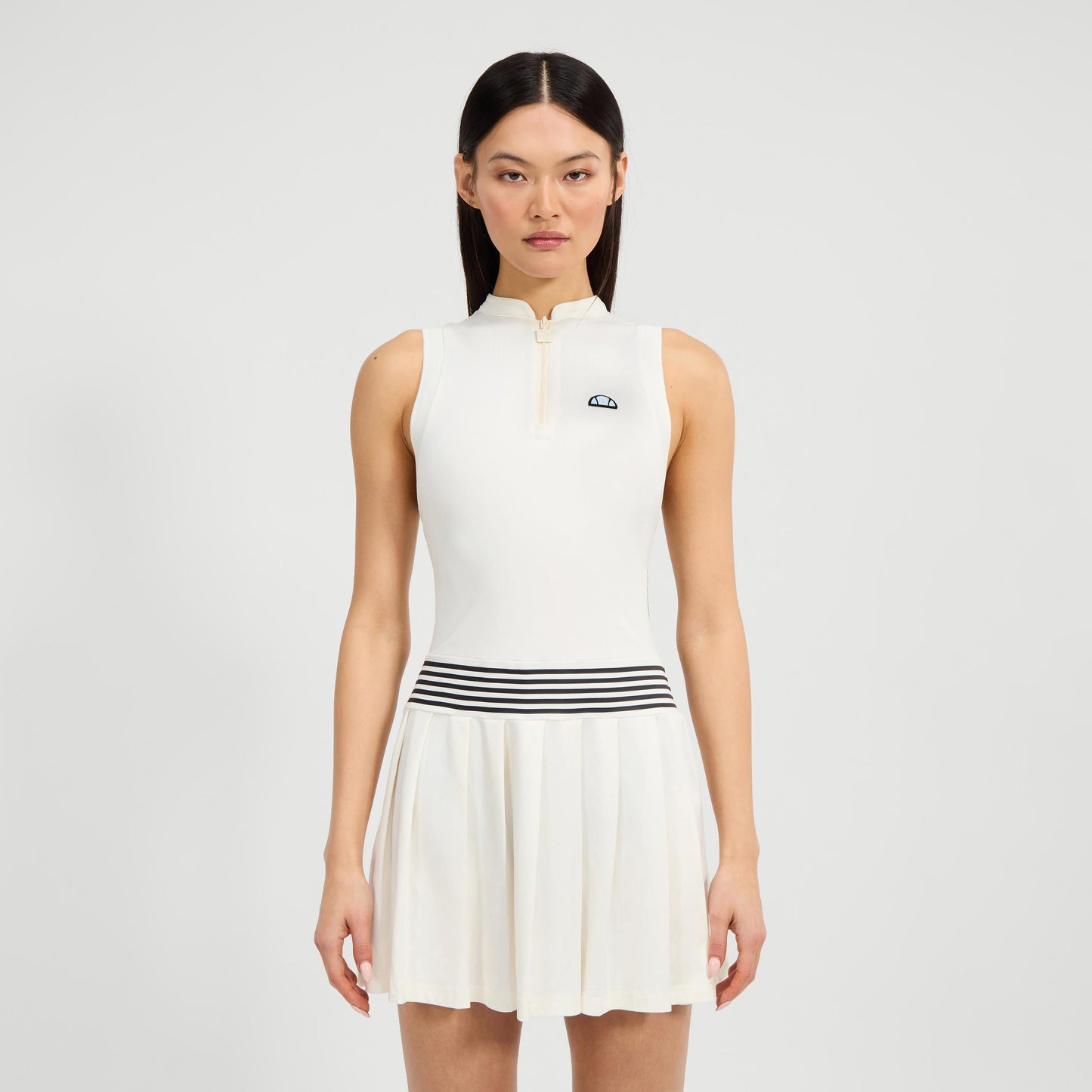 Ellesse Medusa Vestido Mujeres-Crema