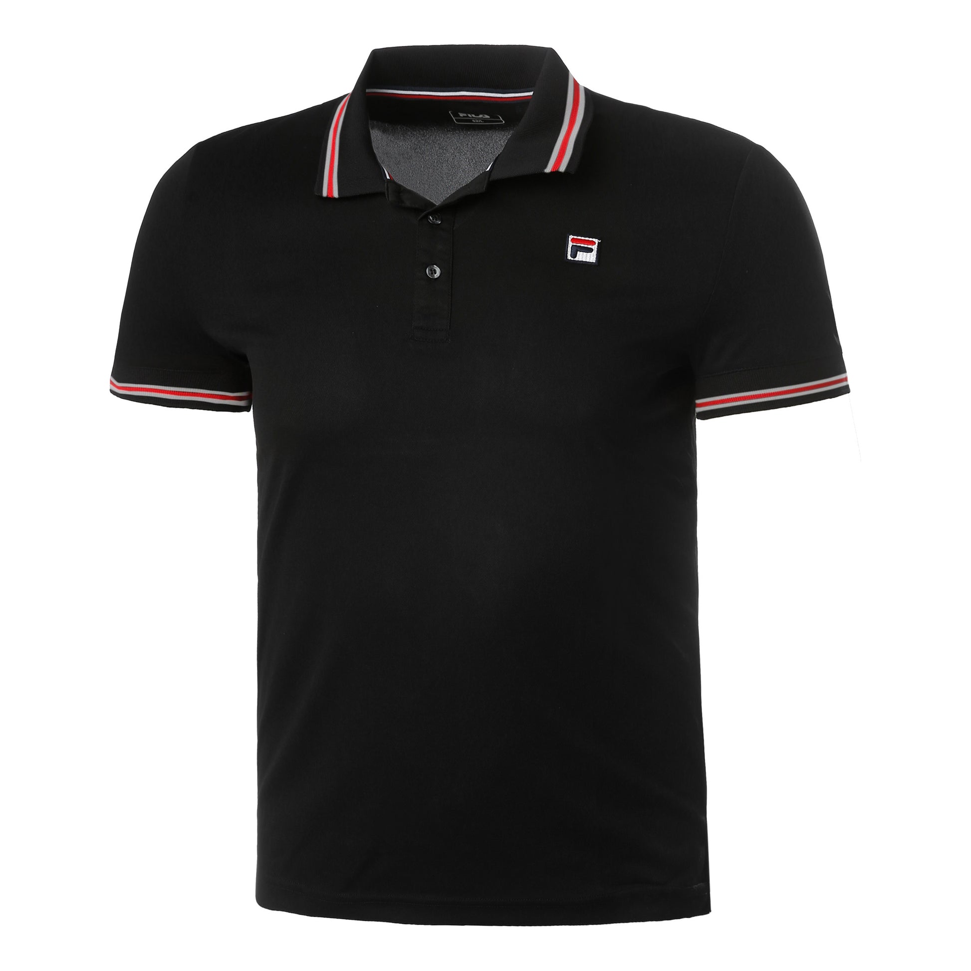 Fila Piro Polo Hombres-Negro,Rojo