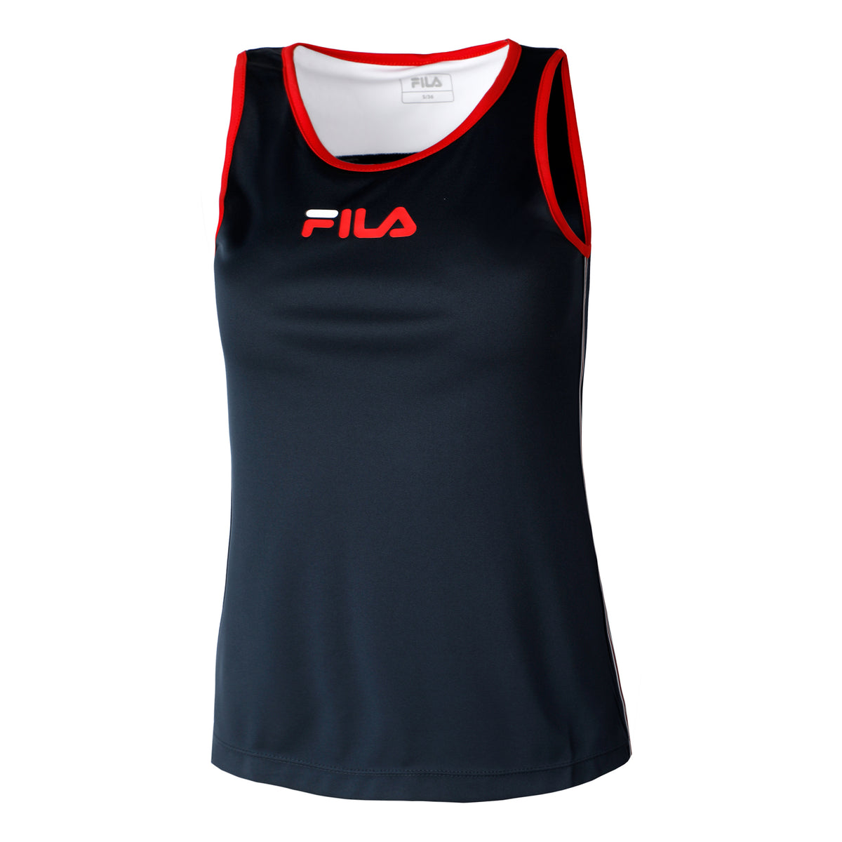 Fila Amber Camiseta de tirantes Mujeres - azul oscuro, rojo