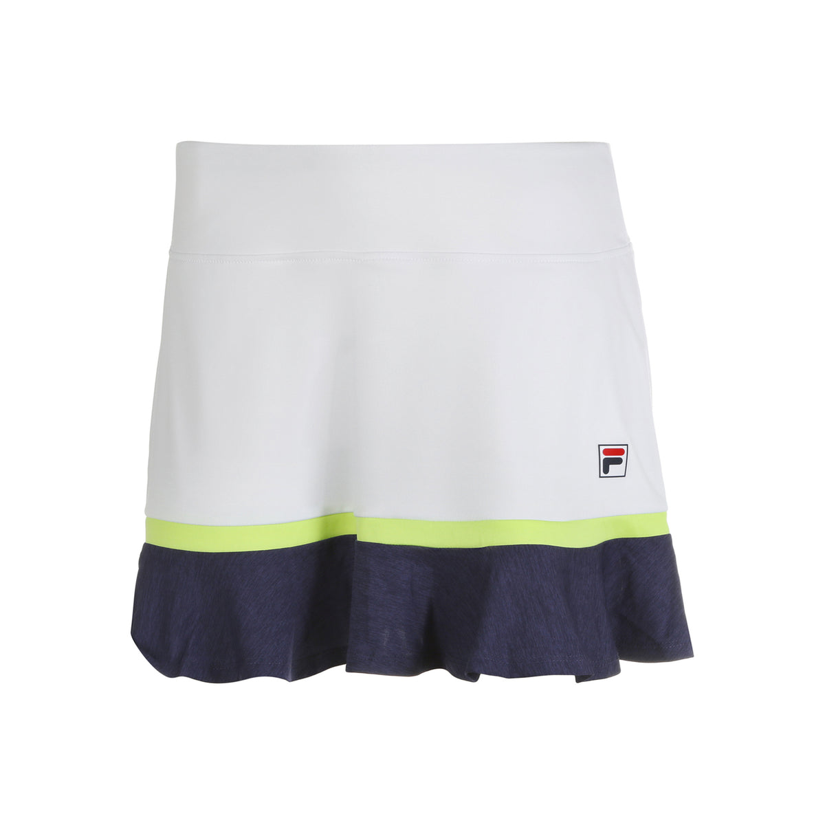 Fila Selina Falda Mujeres - blanco, azul oscuro