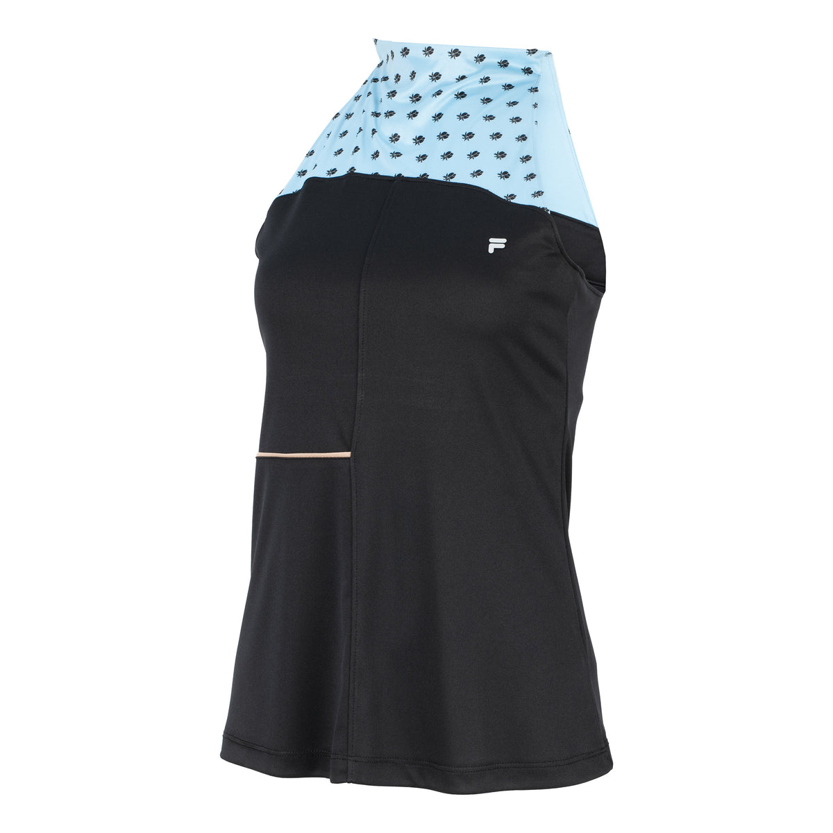 Fila Lottie Camiseta de tirantes Mujeres - negro, azul claro