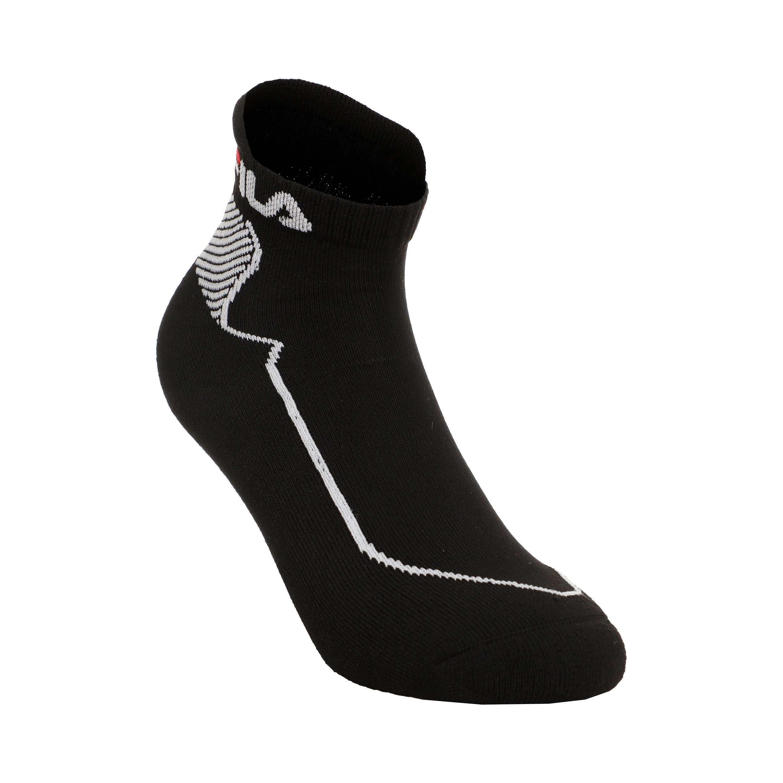 Fila Performance Short Sport Calcetines Deporte-Negro,Multicolor