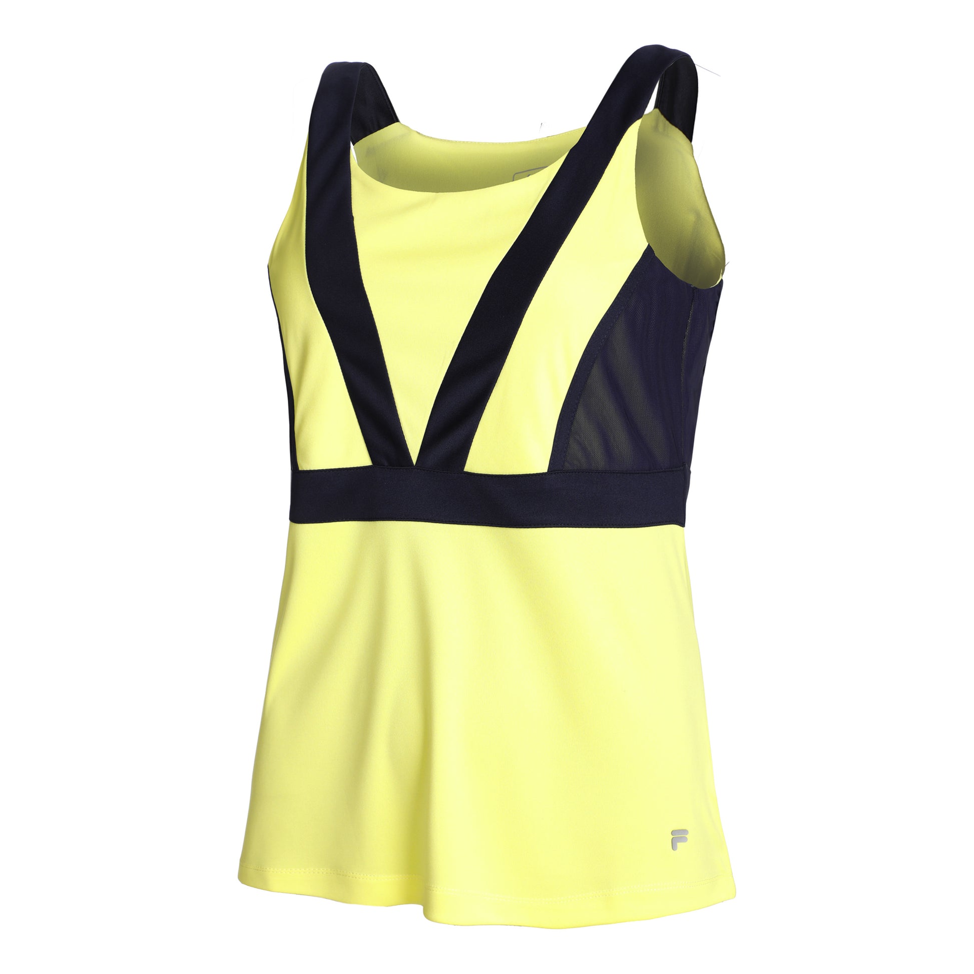Fila Elisa Camiseta De Tirantes Mujeres-Amarillo,Azul Oscuro