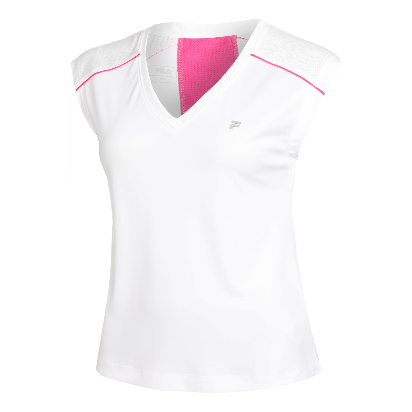 Fila Marlis Camiseta de manga corta Mujeres - blanco, rosa