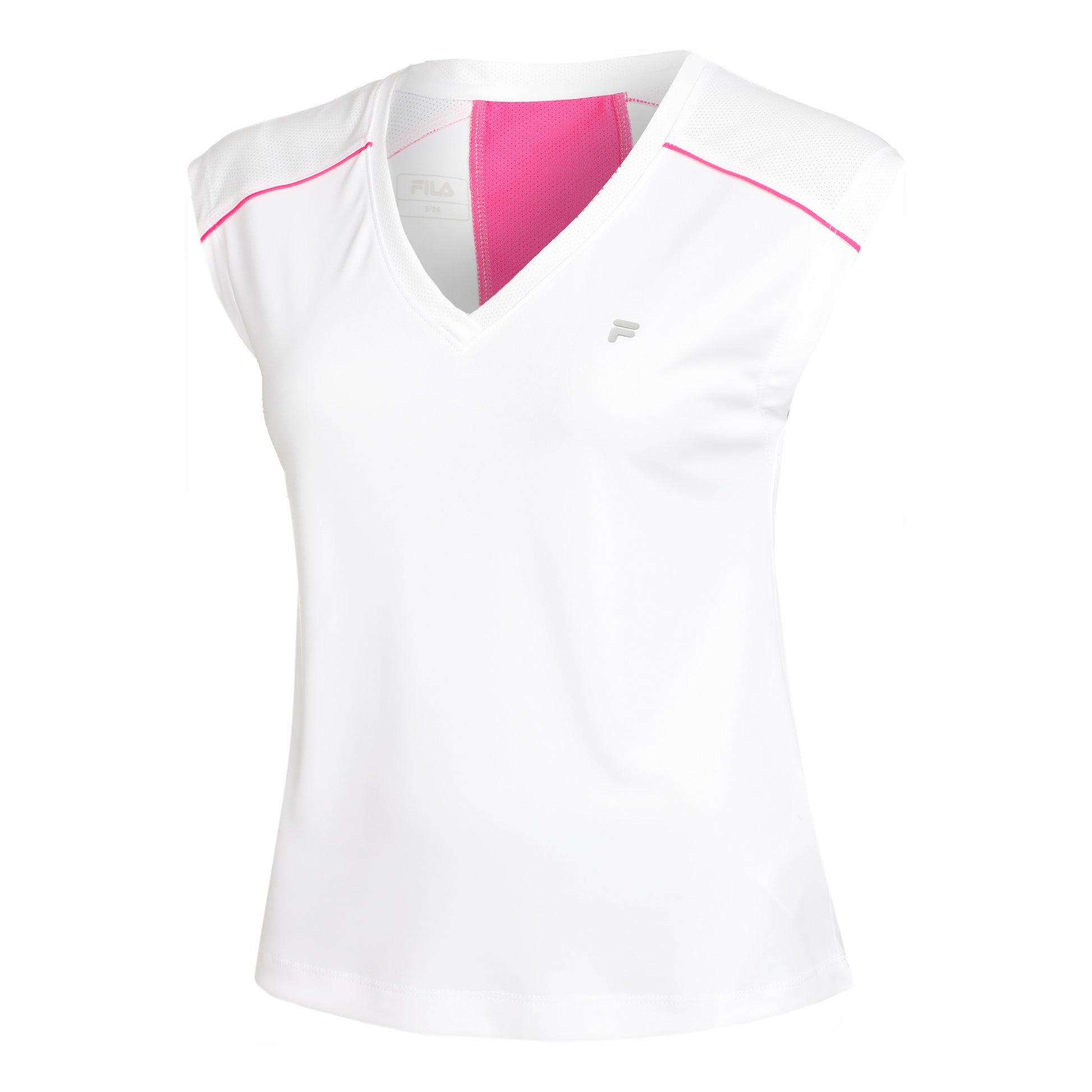Fila Marlis Camiseta de manga corta Mujeres - blanco, rosa