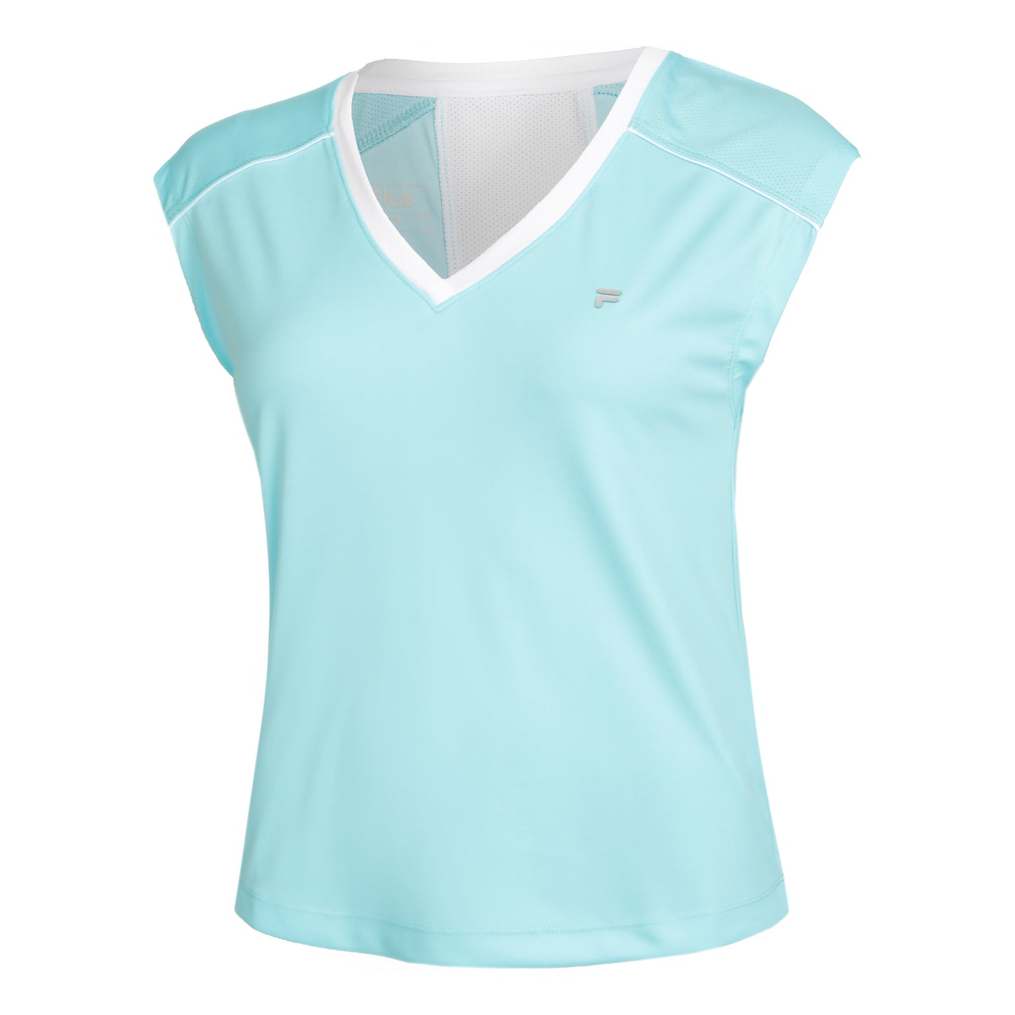 Fila Marlis Camiseta de manga corta Mujeres - turquesa, blanco