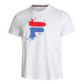 Nevio Camiseta de manga corta Hombres - blanco, multicolor
