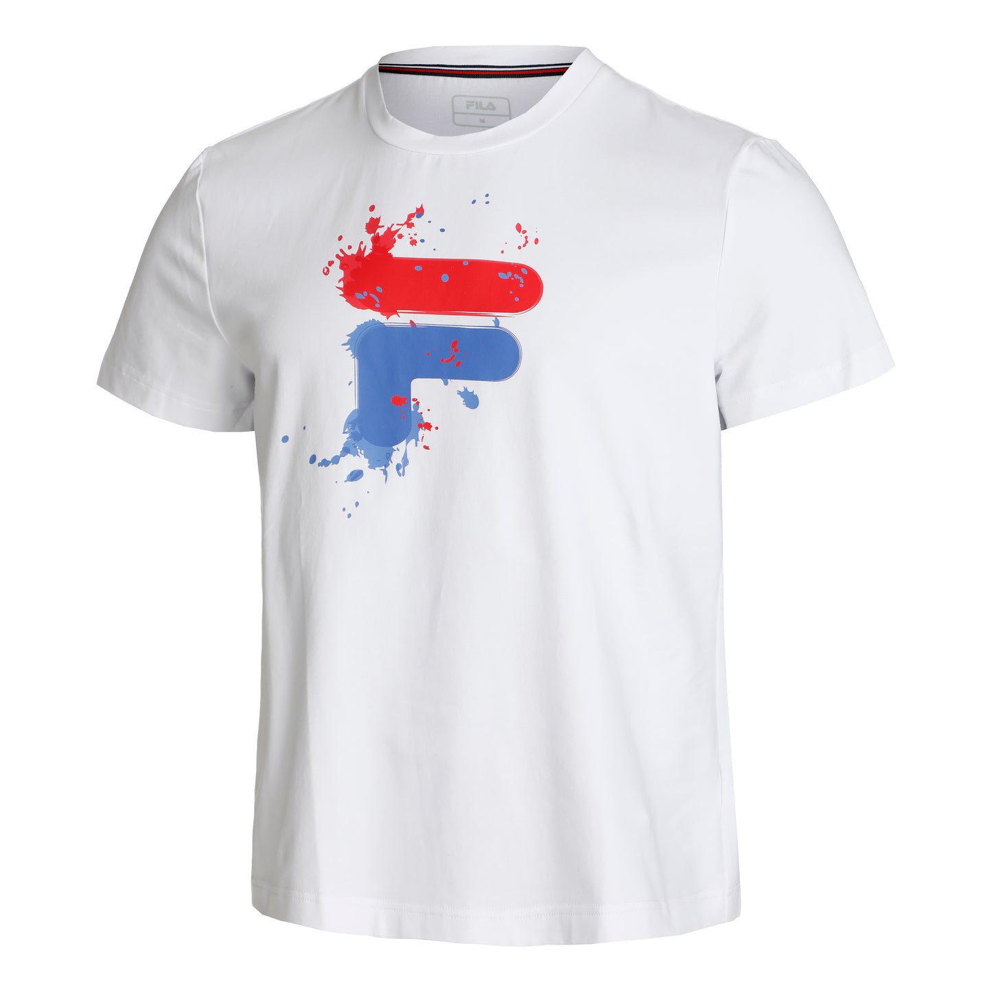 Fila Nevio Camiseta de manga corta Hombres - blanco, multicolor