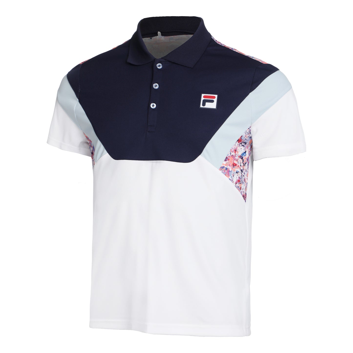Fila Adrian Polo Hombres - azul oscuro, multicolor