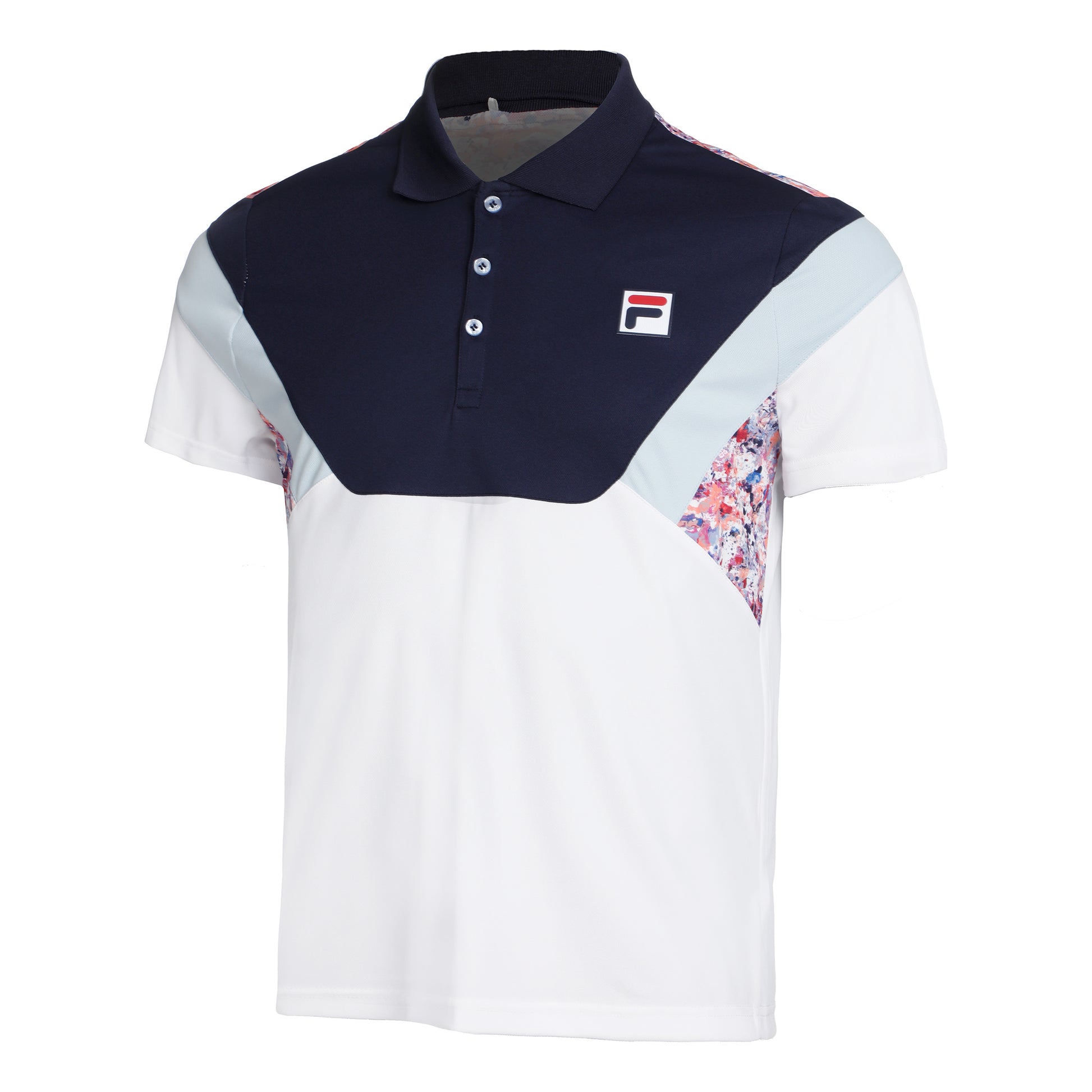 Fila Adrian Polo Hombres - azul oscuro, multicolor