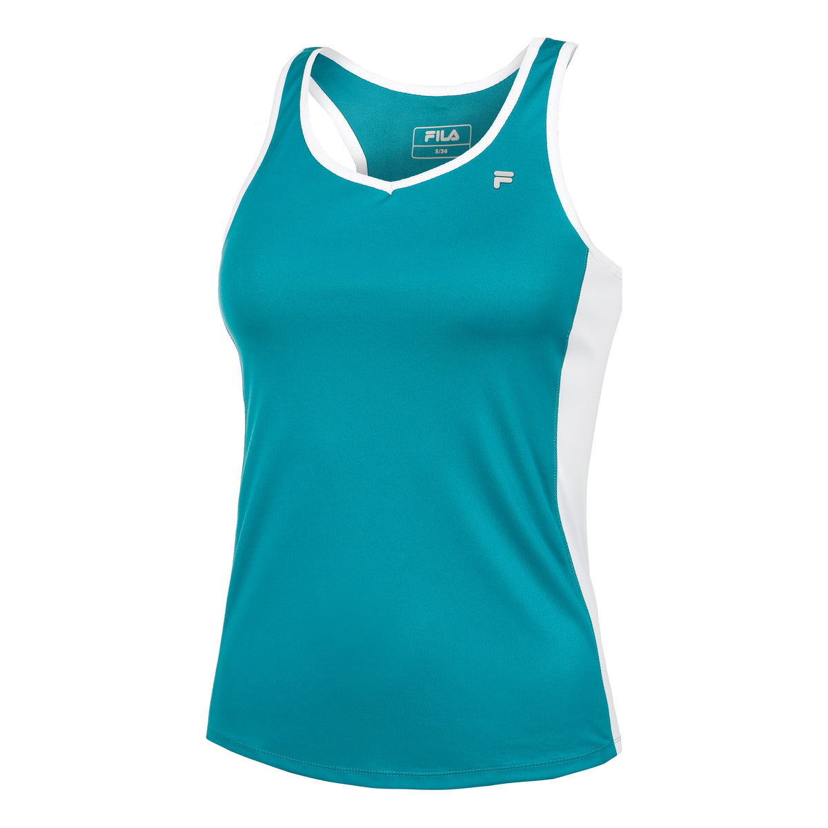 Fila Celia Camiseta de tirantes Mujeres - color petróleo, blanco