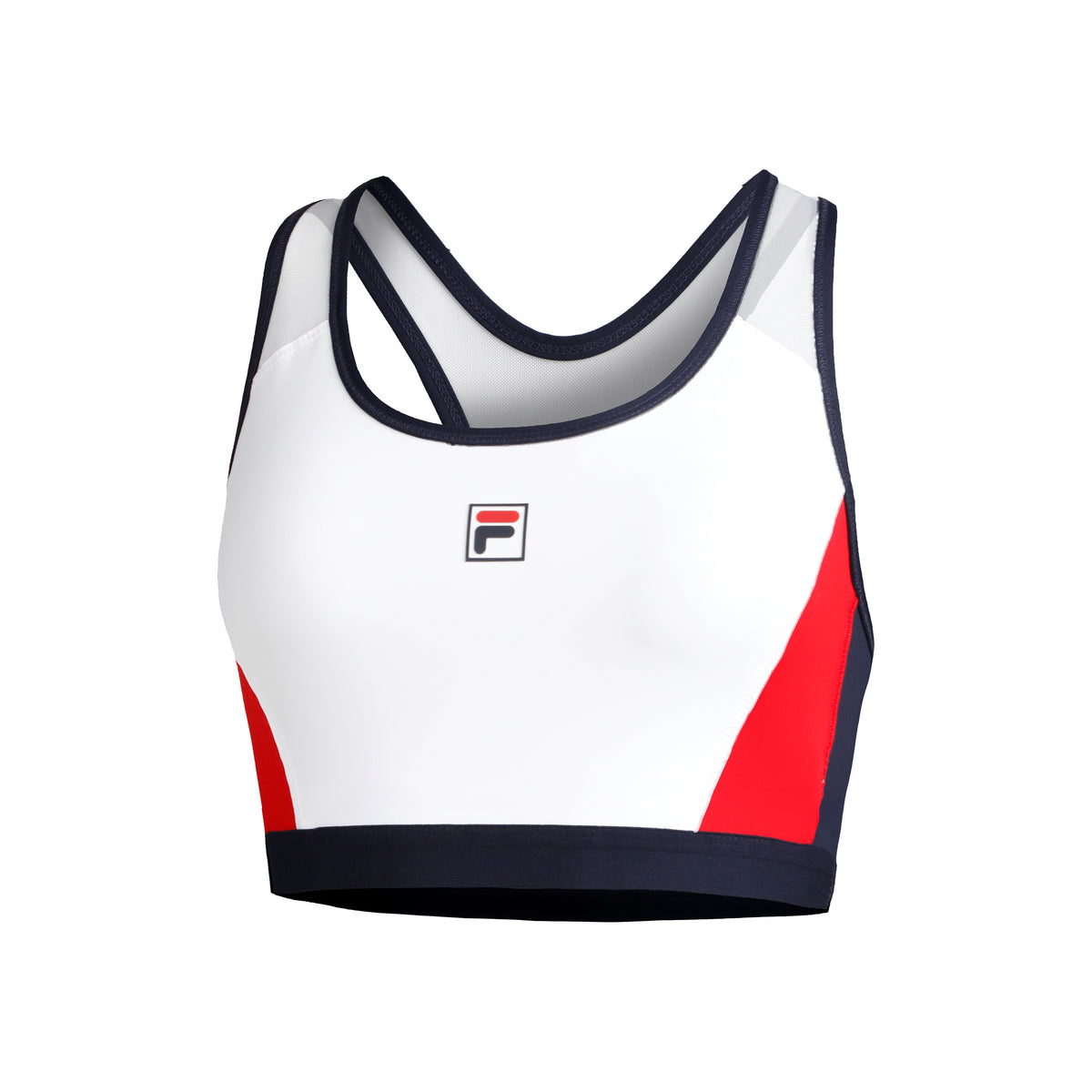Fila Yuna Sujetador deportivo Mujeres - blanco, multicolor