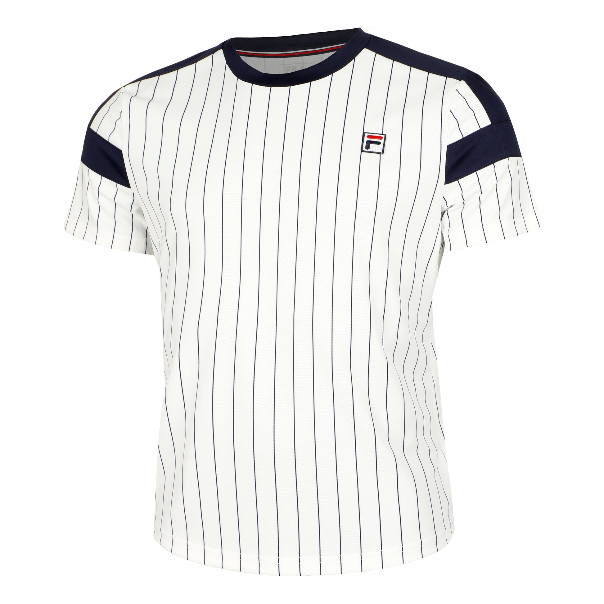 Fila Stripes Jascha Camiseta de manga corta Hombres - crema,