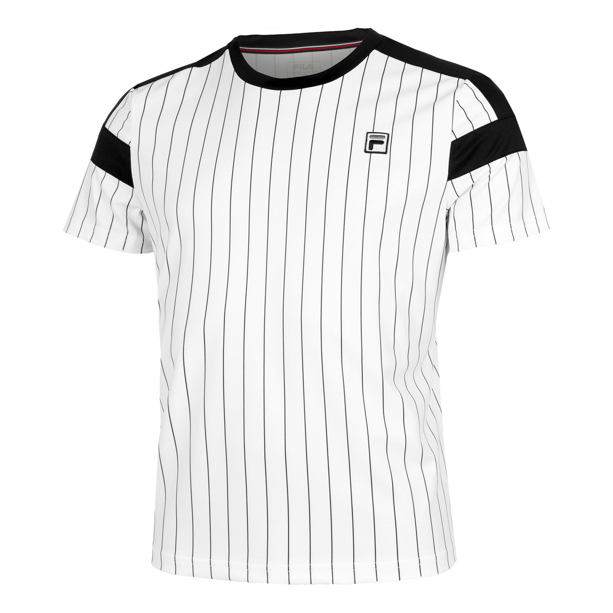 Fila Stripes Jascha Camiseta de manga corta Hombres - crema, negro