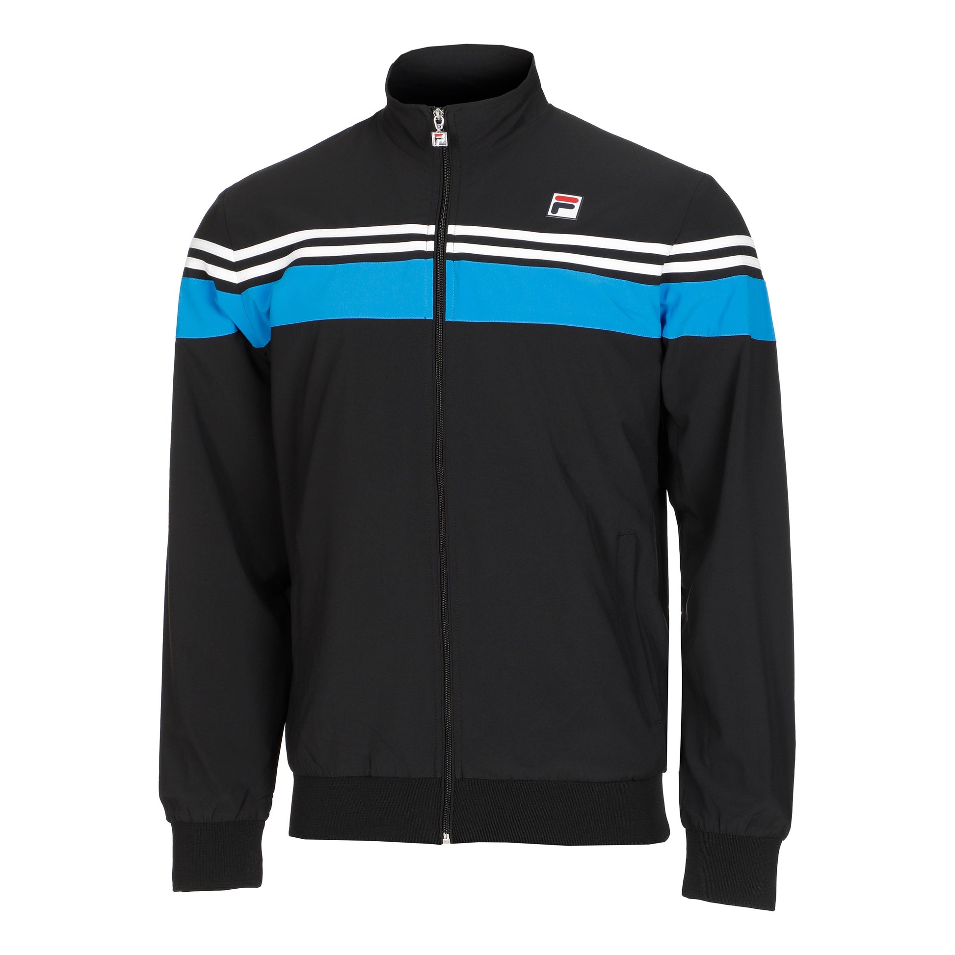 Fila Bruno Chaqueta De Entrenamiento Hombres-Negro,Azul