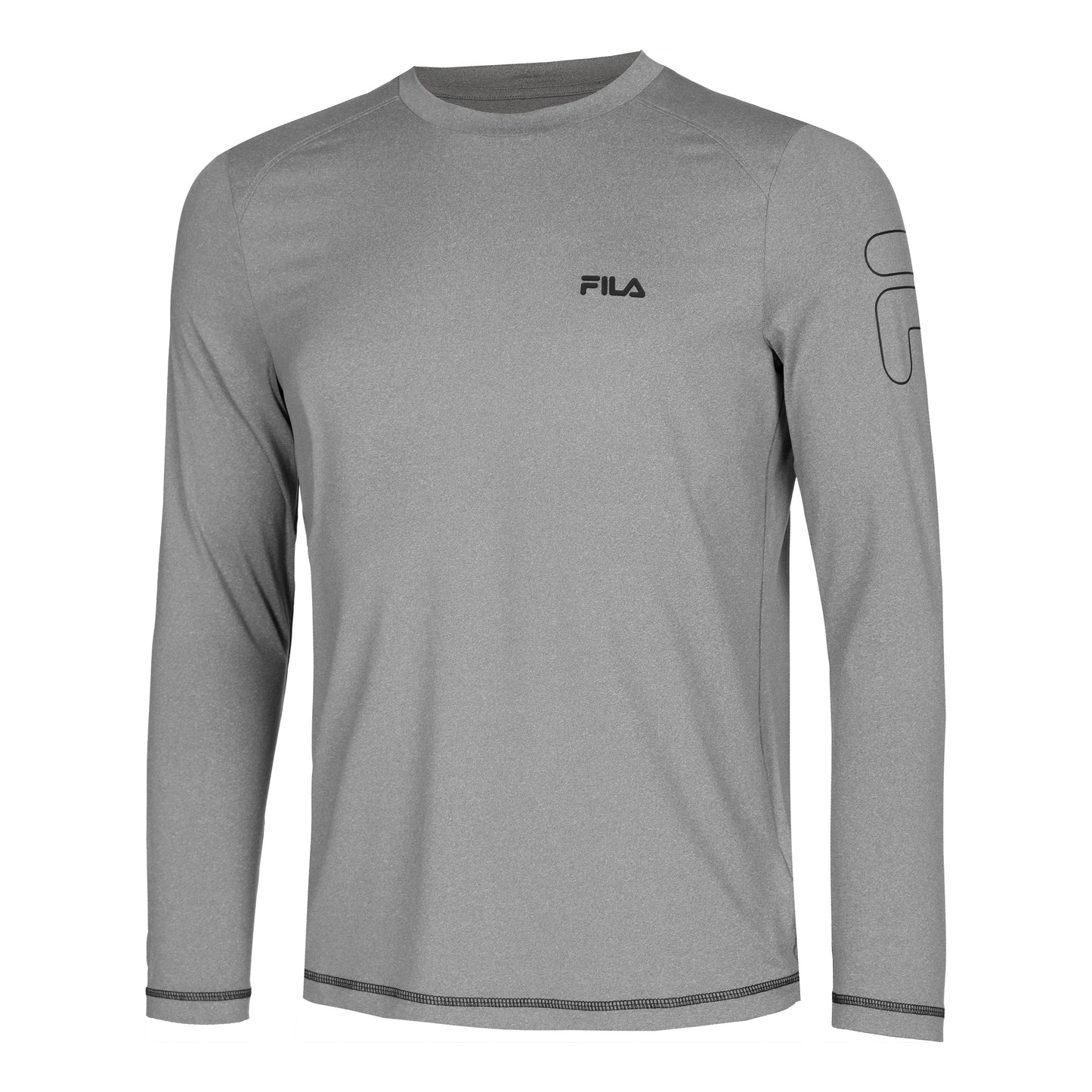 Fila Joris Camiseta de manga larga Hombres - gris,