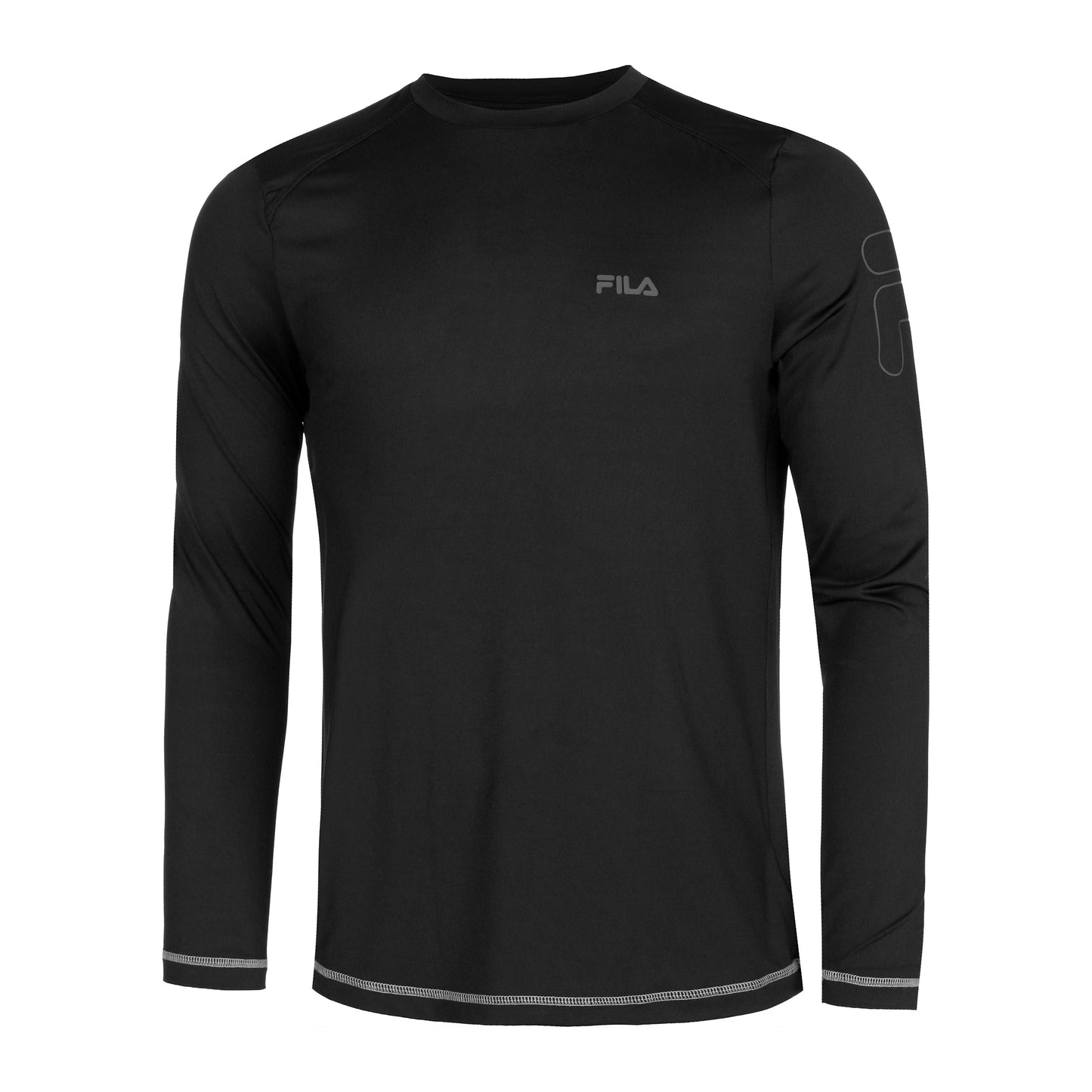 Fila Joris Camiseta de manga larga Hombres - negro,