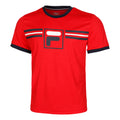 Oscar Camiseta de manga corta Hombres - rojo, multicolor
