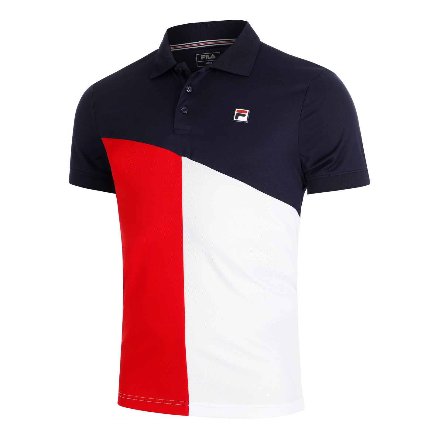 Fila Erol Polo Hombres-Azul Oscuro,Rojo
