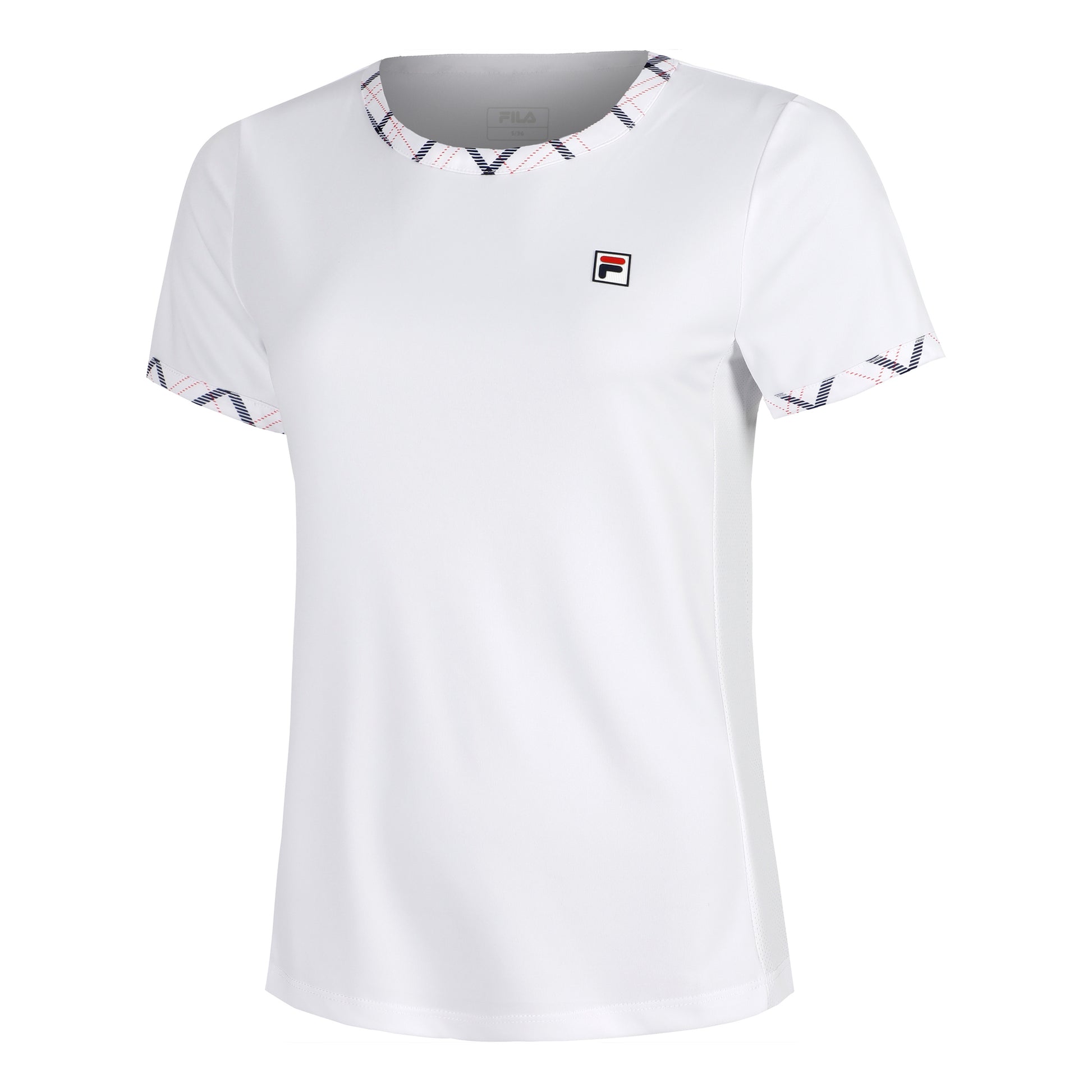 Fila Yamila Camiseta De Manga Corta Mujeres-Blanco
