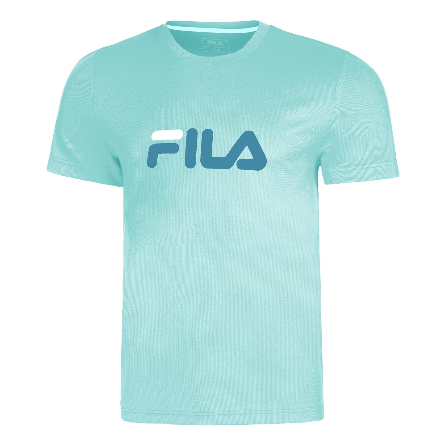 Fila Logo Camiseta De Manga Corta Hombres-Mint