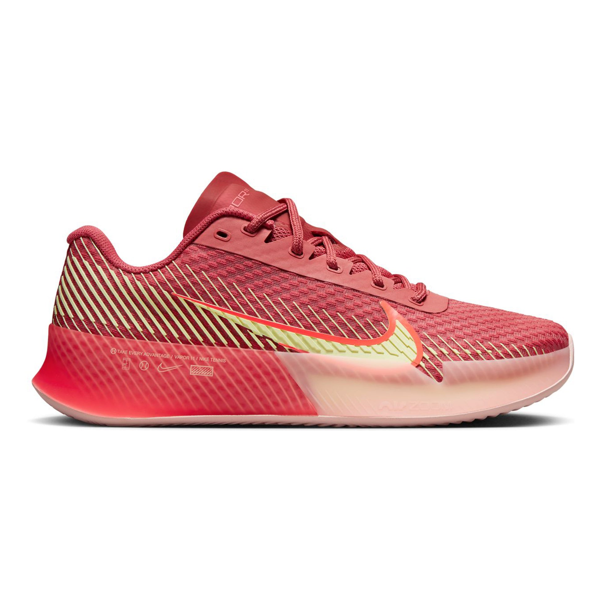 Nike Zoom Vapor 11 Zapatilla tierra batida Mujeres - coral,