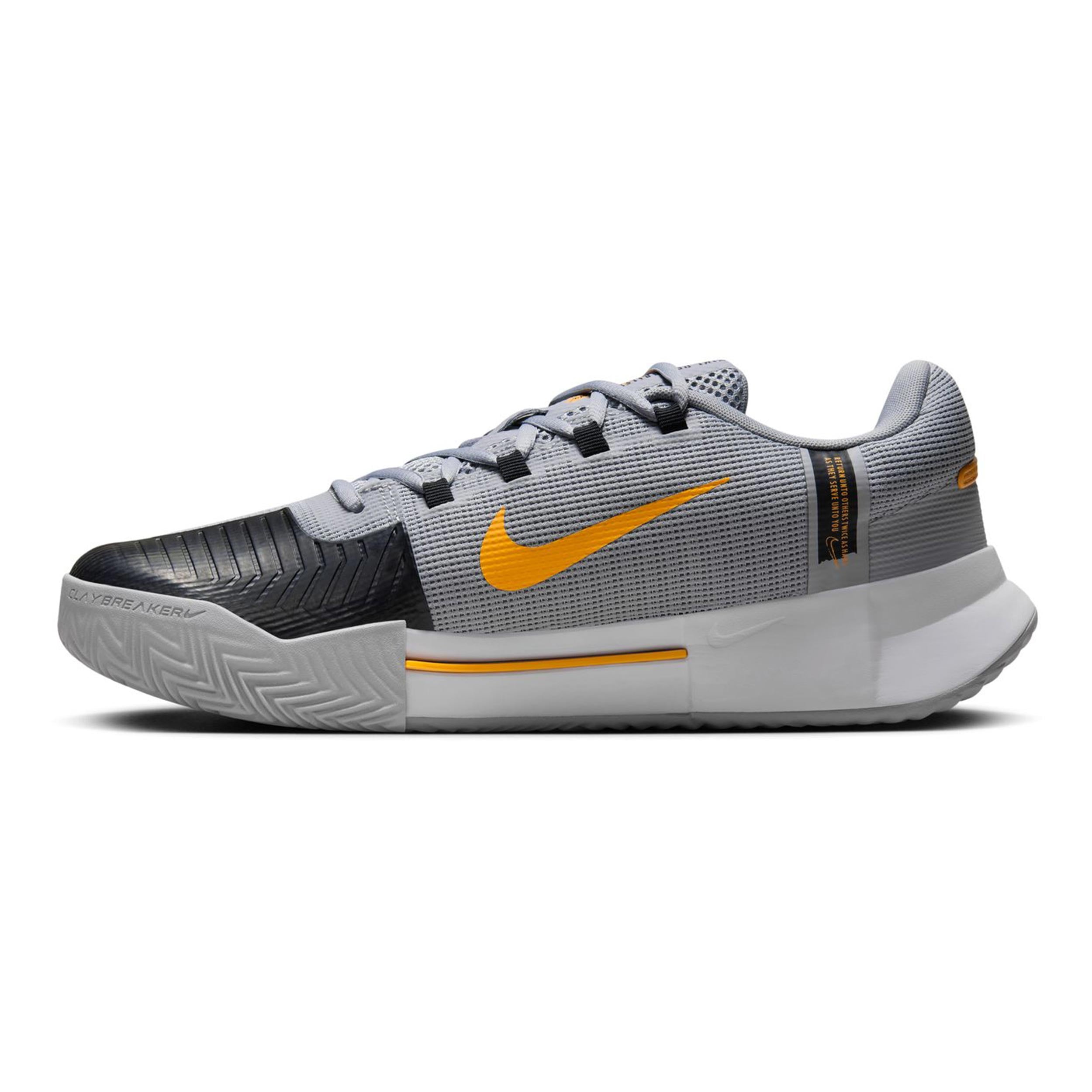 Zoom GP Challenge 1 Zapatilla Tierra Batida Hombres-Gris,Naranja
