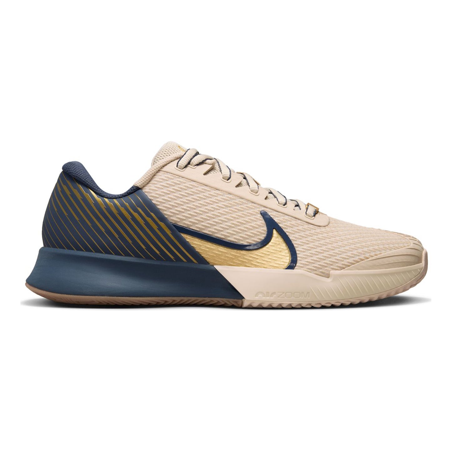 Nike Air Zoom Vapor Pro 2 PRM Zapatilla Tierra Batida Hombres-Beige,Azul Oscuro