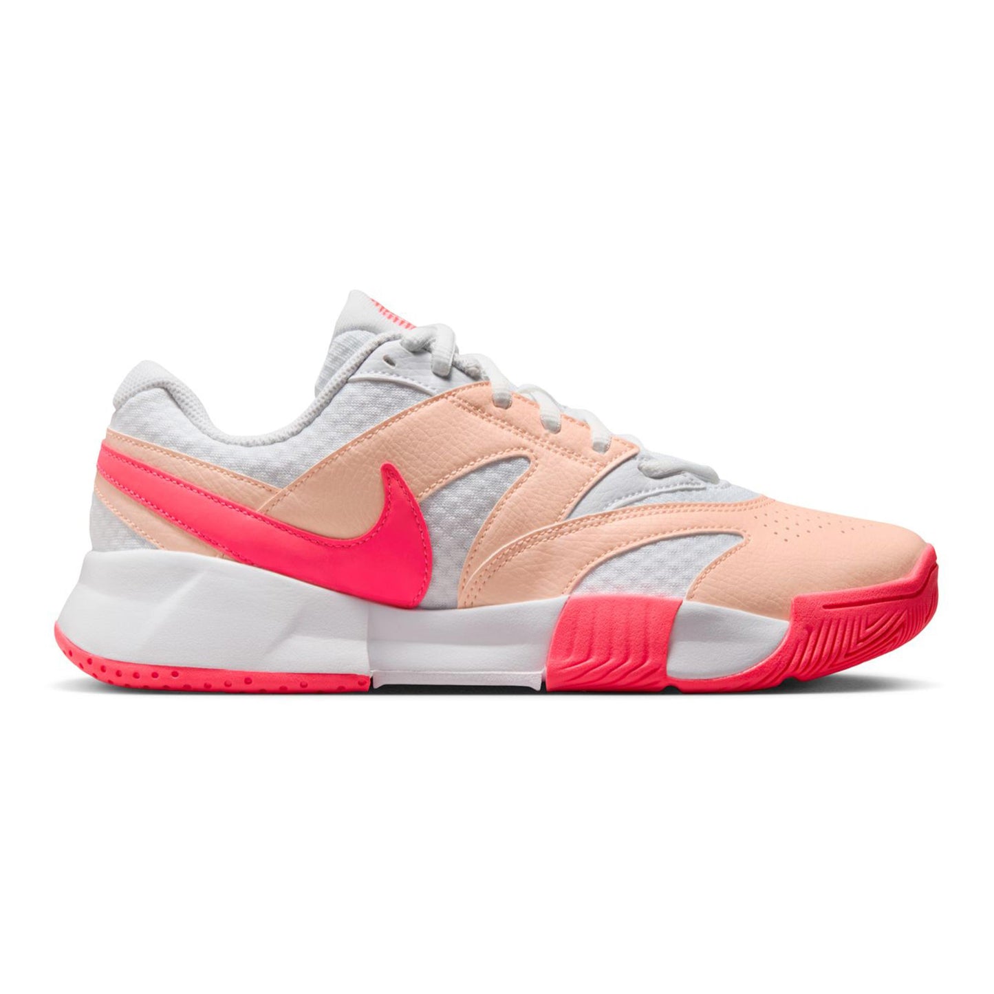 Nike Nike Court Lite 4 Zapatilla todas las superficies Mujeres-blanco, albaricoque