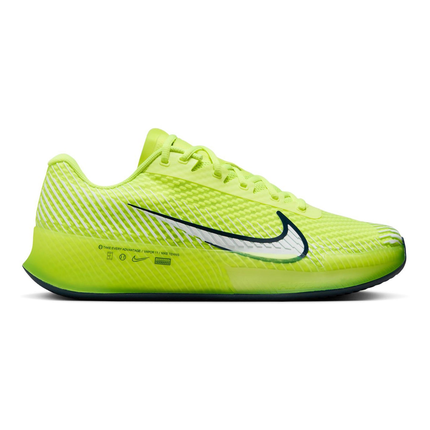 Nike Air Zoom Vapor 11 Zapatilla tierra batida Hombres - amarillo neón,
