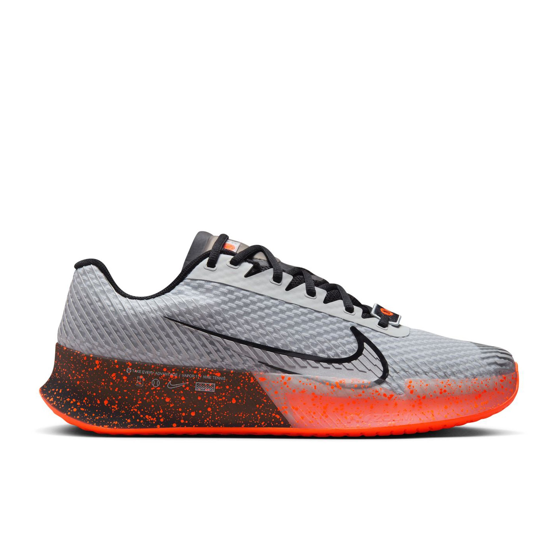 Nike Air Zoom Vapor 11 Premium Zapatilla todas las superficies Hombres - blanco, naranja