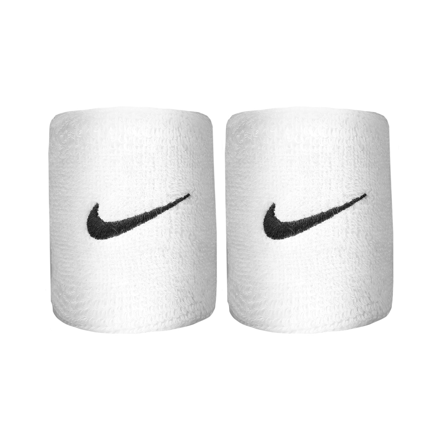 Nike Swoosh Cinta para sudor Pack de 2 corto - blanco, negro