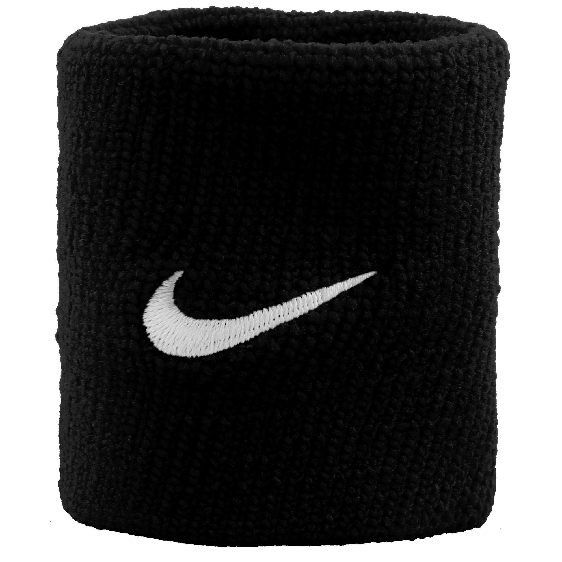 Nike Swoosh Cinta para sudor Pack de 2 corto - negro, blanco