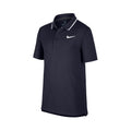 Court Dry Team Polo Chicos - azul oscuro, blanco