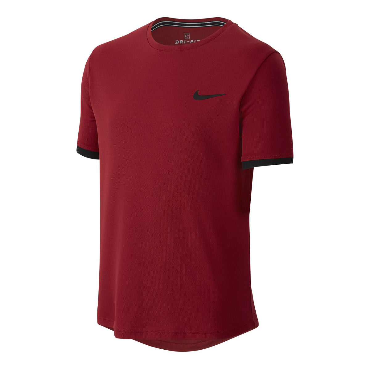 Nike Court Dry Camiseta de manga corta Chicos - rojo, negro