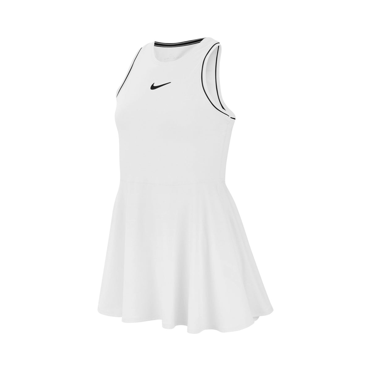 Nike Court Dry  Vestido Chicas - blanco, negro