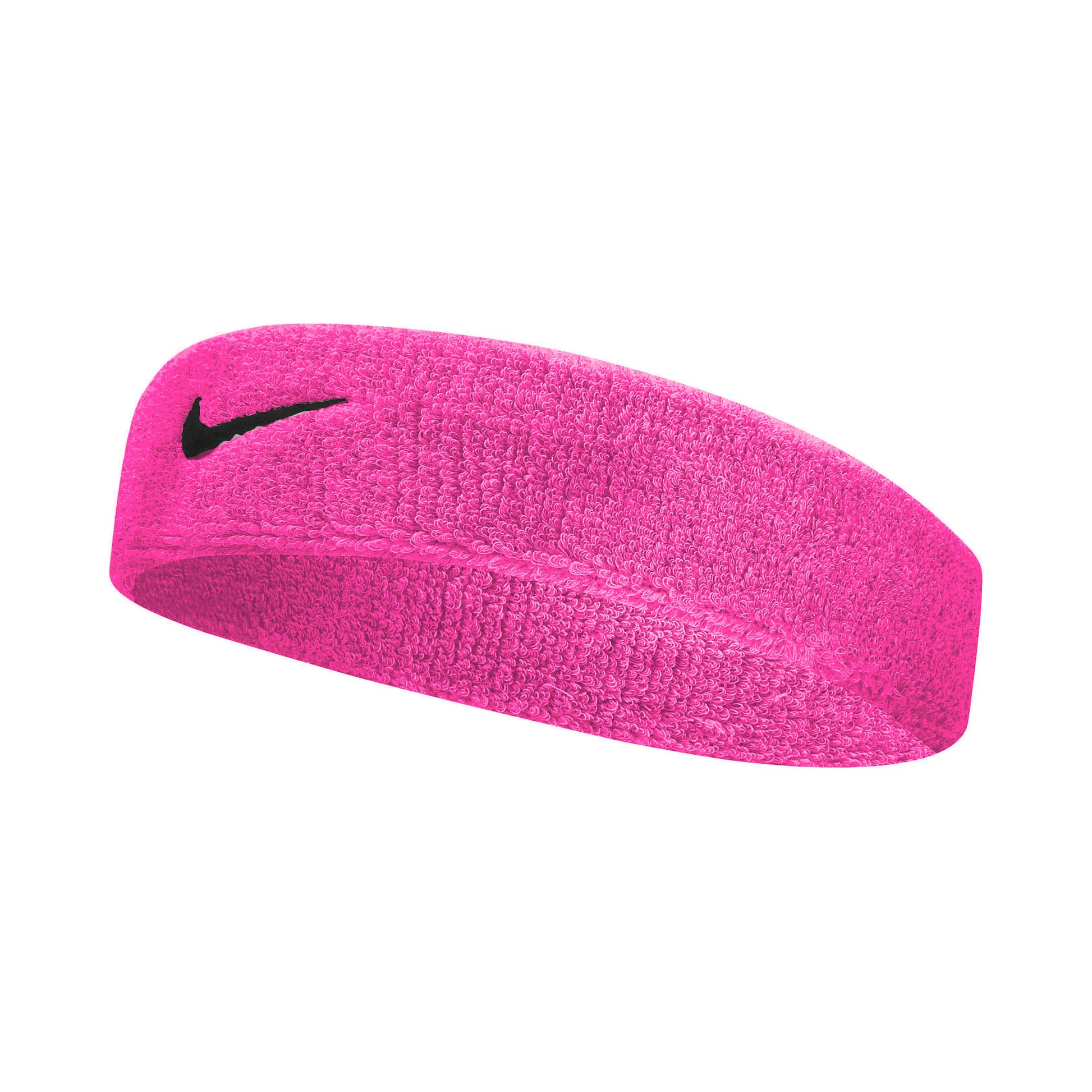 Nike Swoosh Cinta para la cabeza Unisex - rosa neón, negro