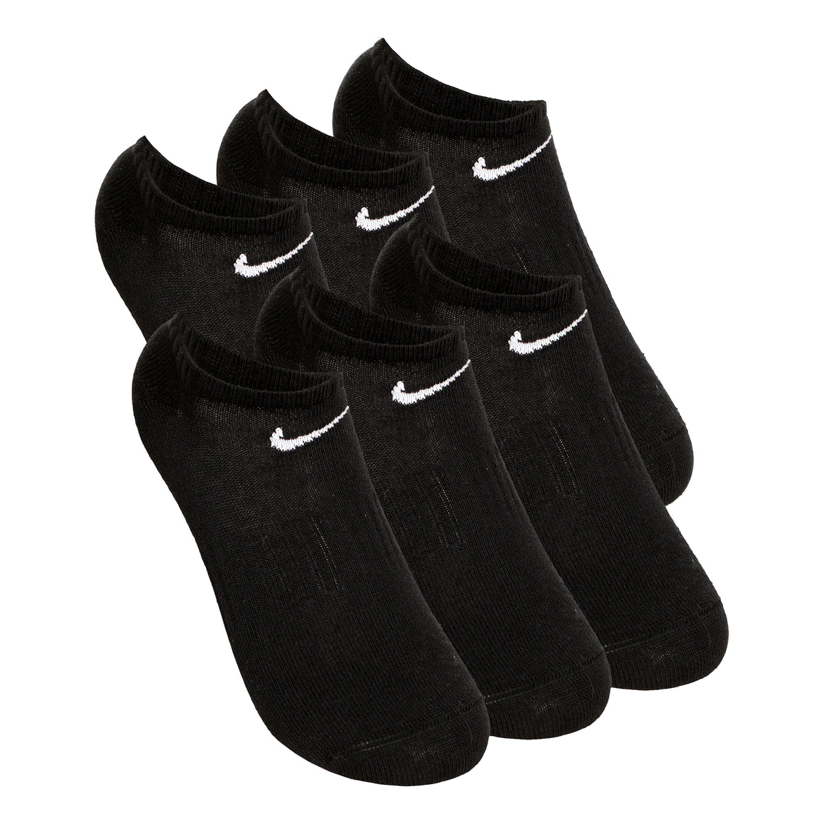 Nike Everyday Lightweight Calcetines de tenis Pack de 6 Unisex - negro, blanco