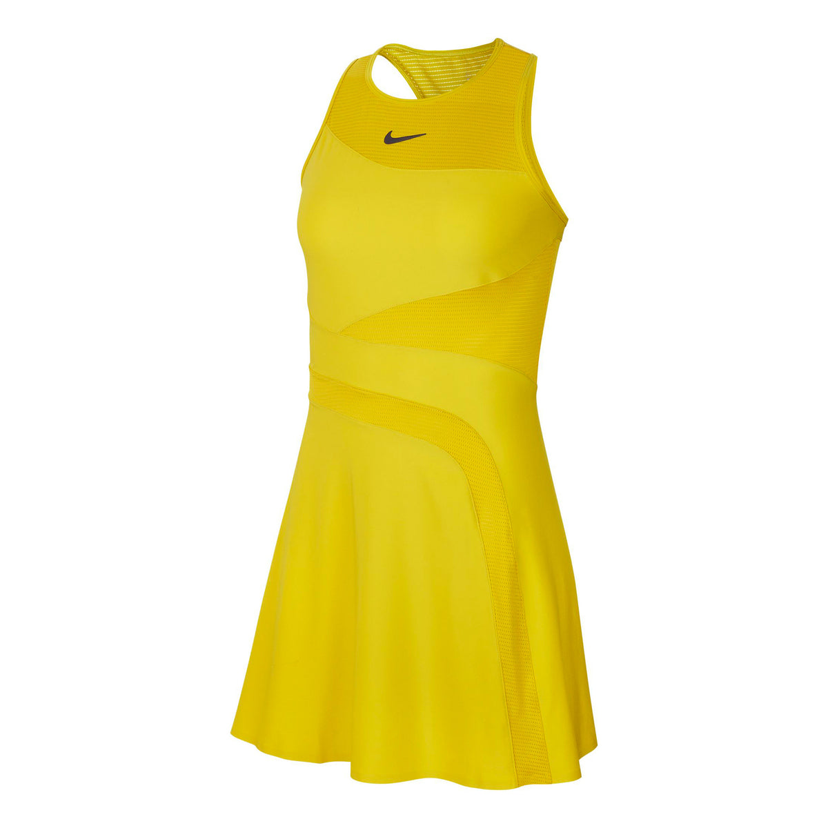 Nike Court  Vestido Mujeres - amarillo limón, negro