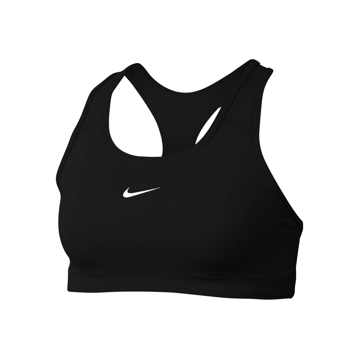 Nike Dri-Fit Swoosh Sujetador deportivo Mujeres - negro, blanco