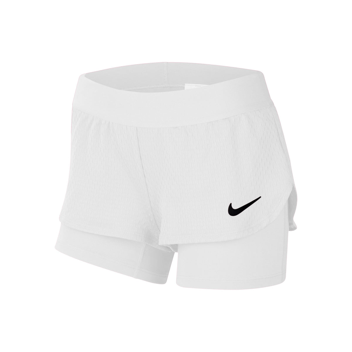 Nike Court  Shorts Chicas - blanco, negro