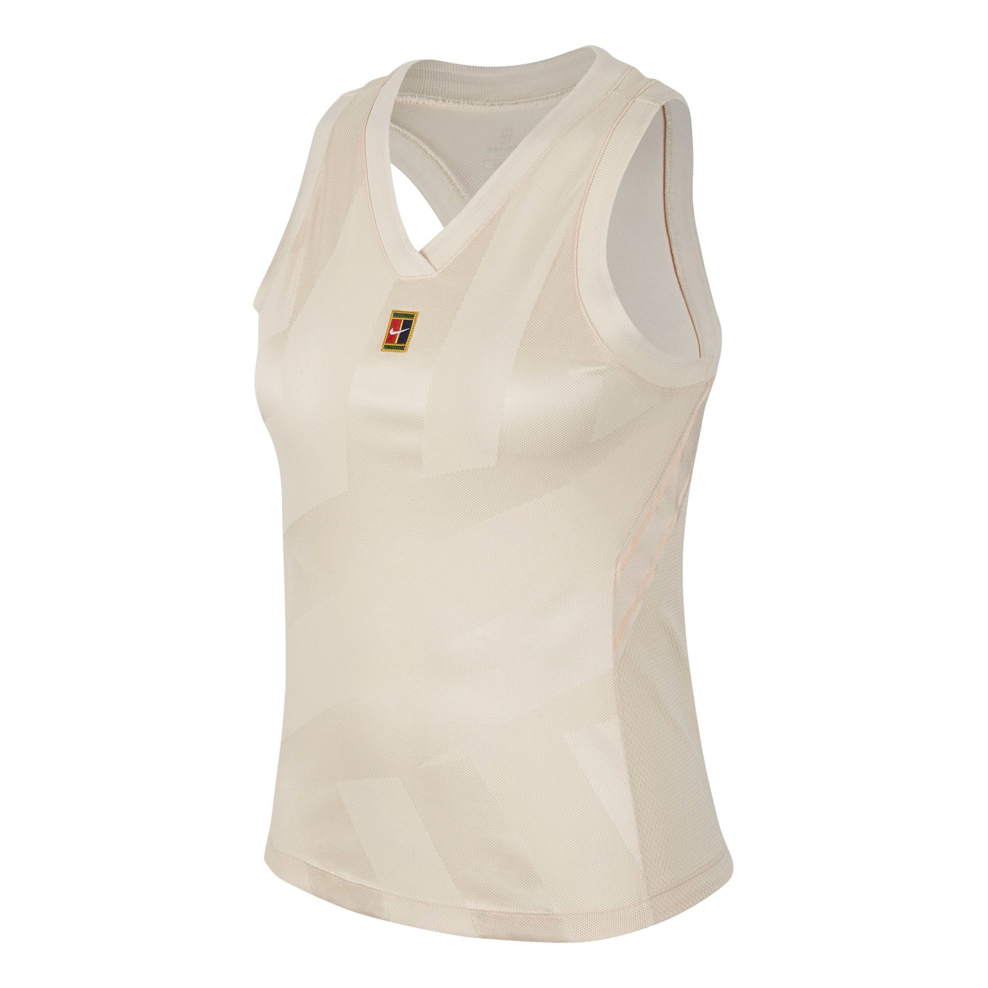 Nike Court Dri-Fit Slam Camiseta de tirantes Mujeres - crema, multicolor